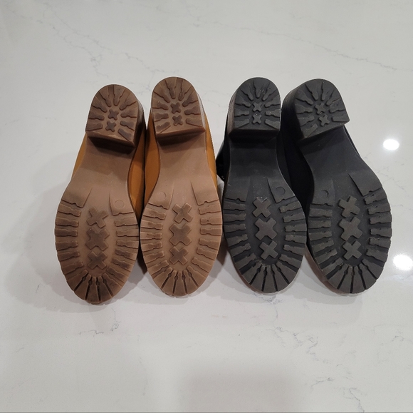 Women's Chunky Heel Boots 2 Pairs Size 8 - Picture 15 of 16